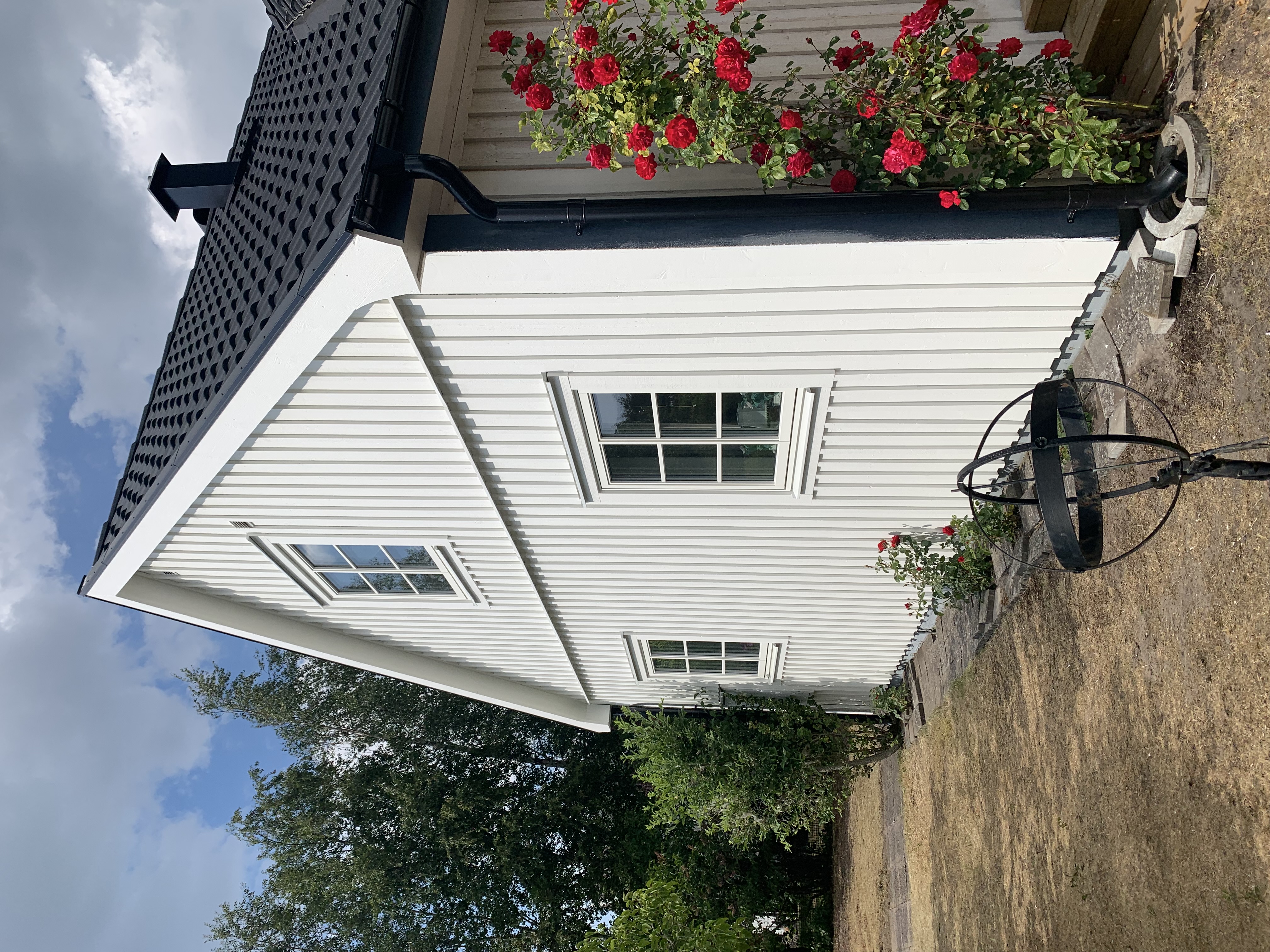 Målning utomhus, Ulrika Lind Måleri i Halmstad